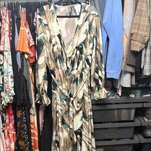 Elegant Multicolor Plus Size Dress